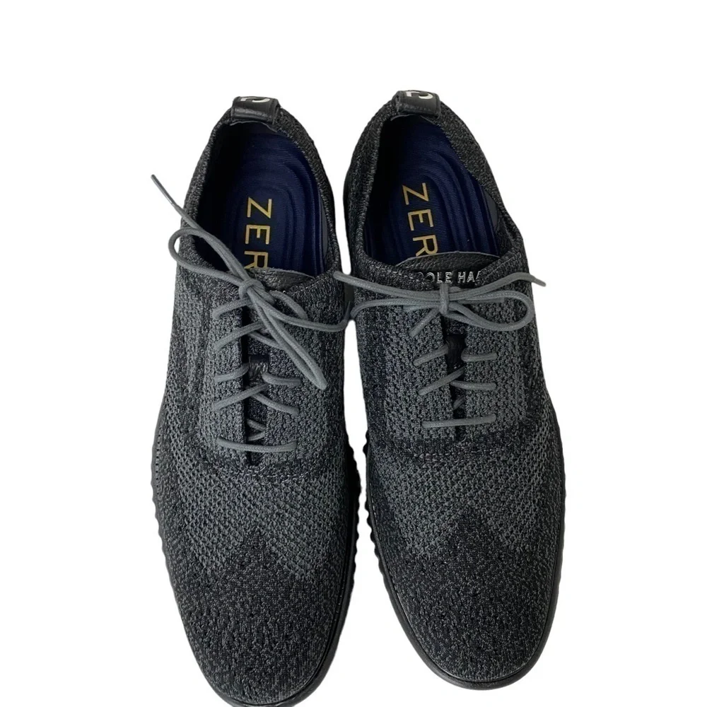 Cole‎ Haan ZeroGrand Wingtip Oxford Shoe Black 12